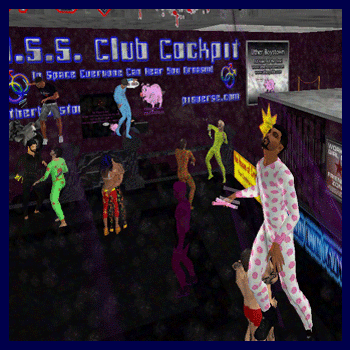 The gay boys all look so hot in their pajamas at the gay virtual pajama party at the gay virtual night club