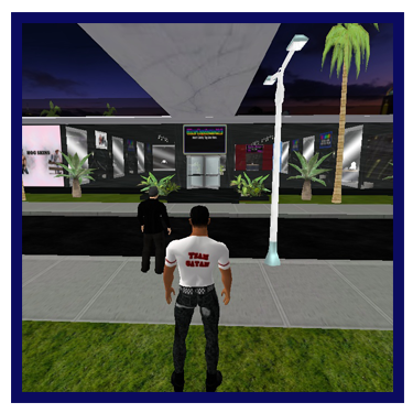 Gay virtual mall located in the 3D chat cyber sex game Uther Boystown